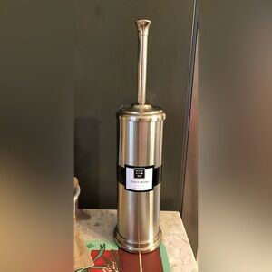 New silver- Room 100 Toilet Brush and Holder